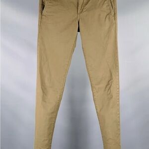 RAG & BONE Size 31 Green Olive Twill Cotton Polyurethane Zip Fly Casual Pants